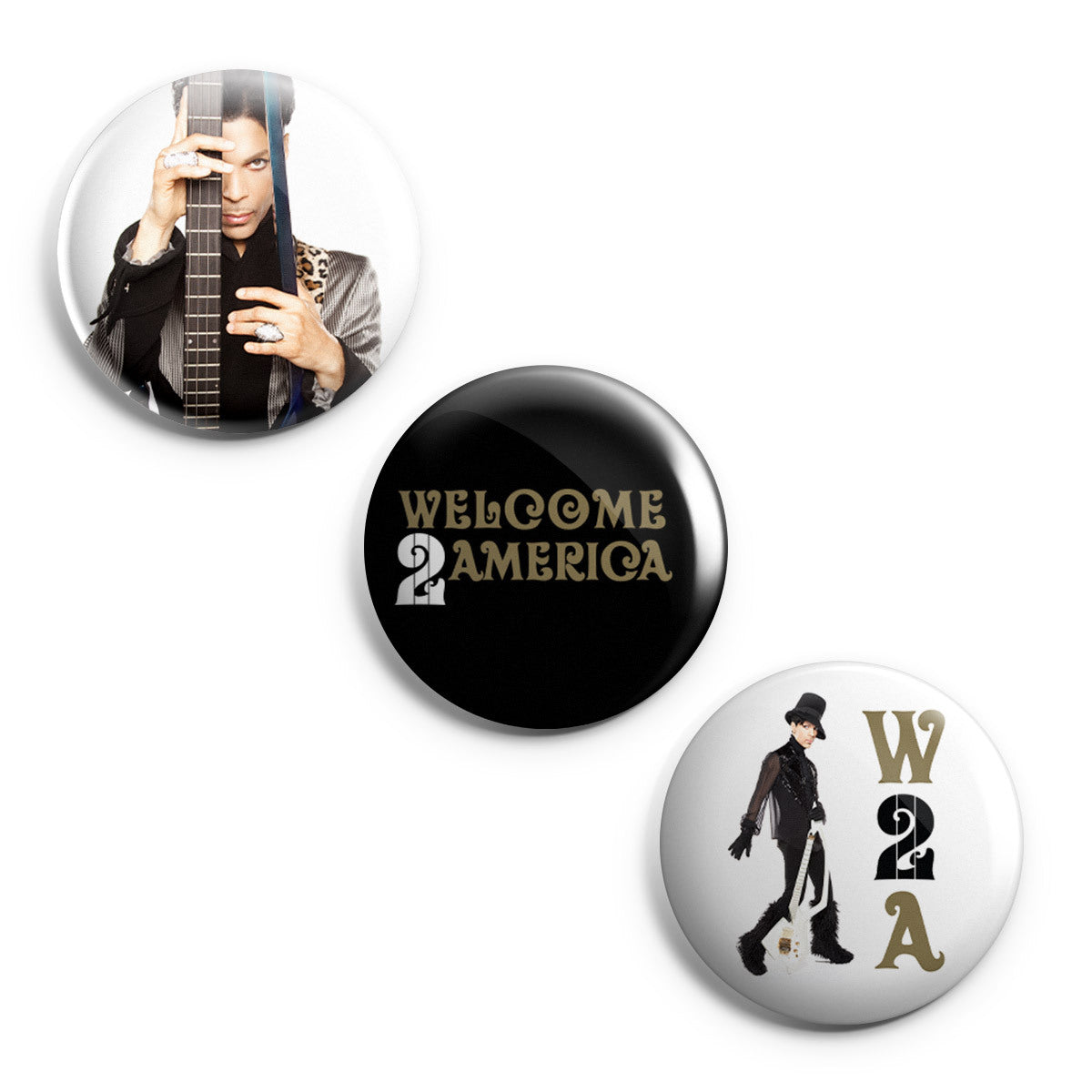Welcome 2 America Button Set 3-Pack