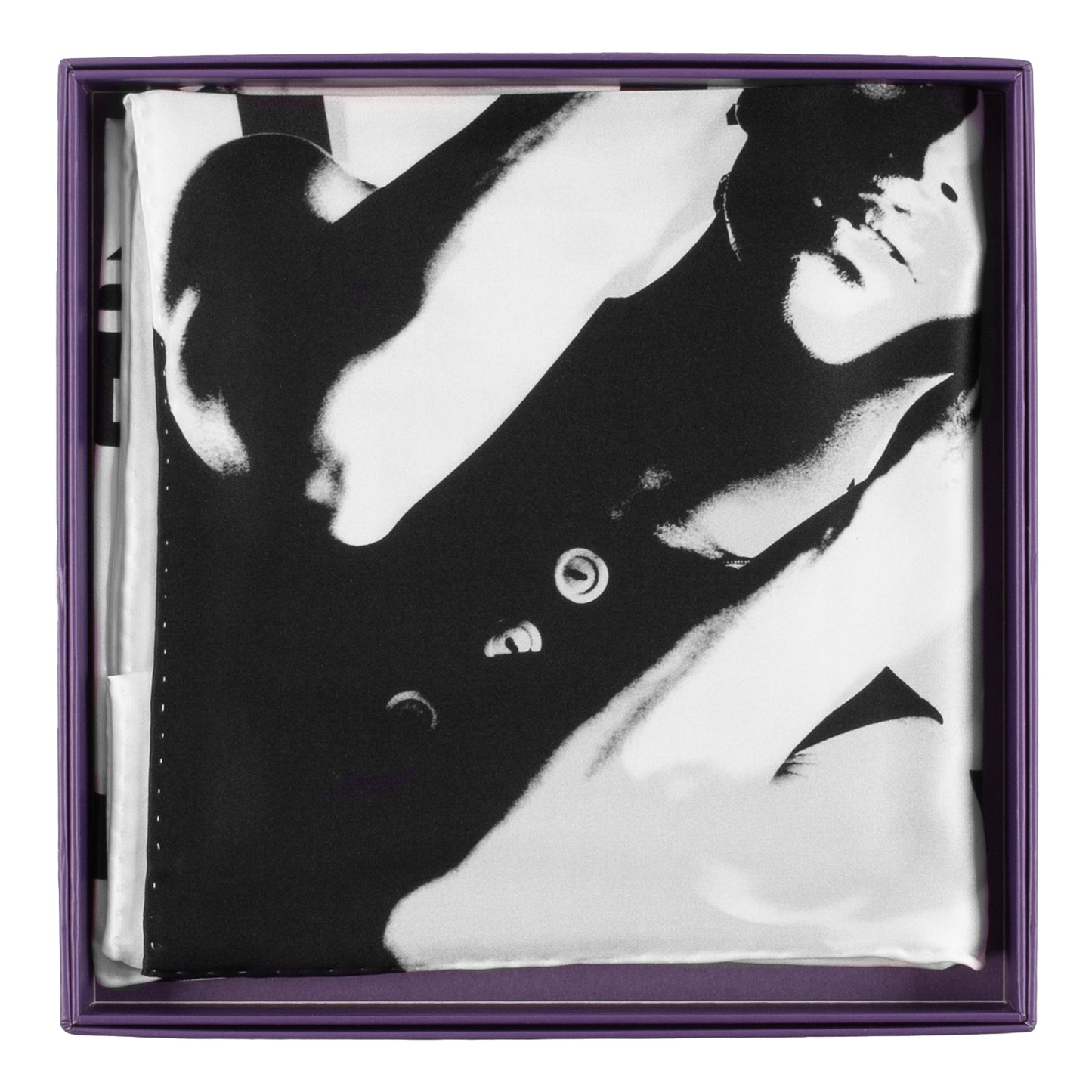 Parade / Prince Symbol Black & White 100% Silk Collectible Scarf