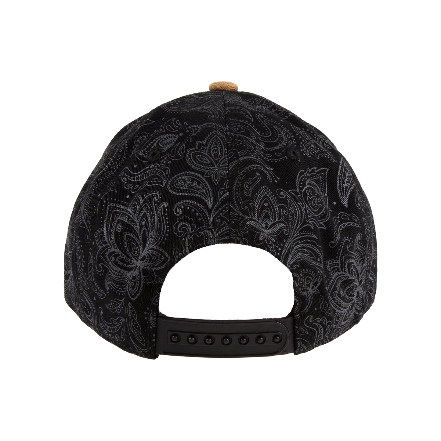 Purple Rain Paisley Hat (Black/Gold)