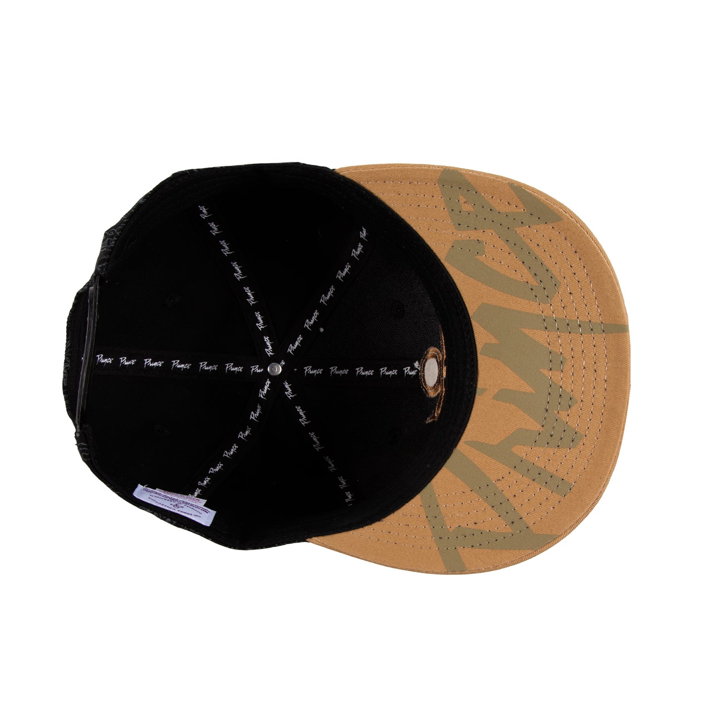 Purple Rain Paisley Hat (Black/Gold)