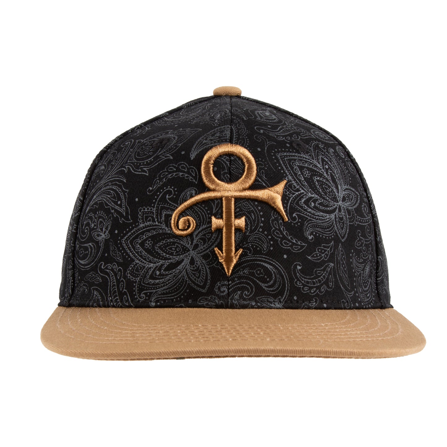 Purple Rain Paisley Hat (Black/Gold)