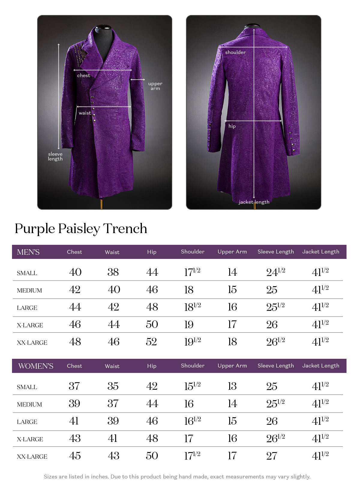 x Call & Response | Purple Paisley Trench