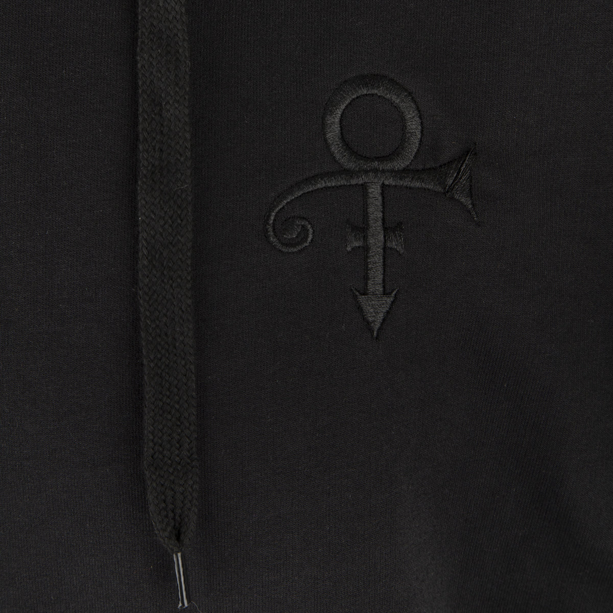 Prince Symbol Zip Hoodie with Purple Paisley Lining