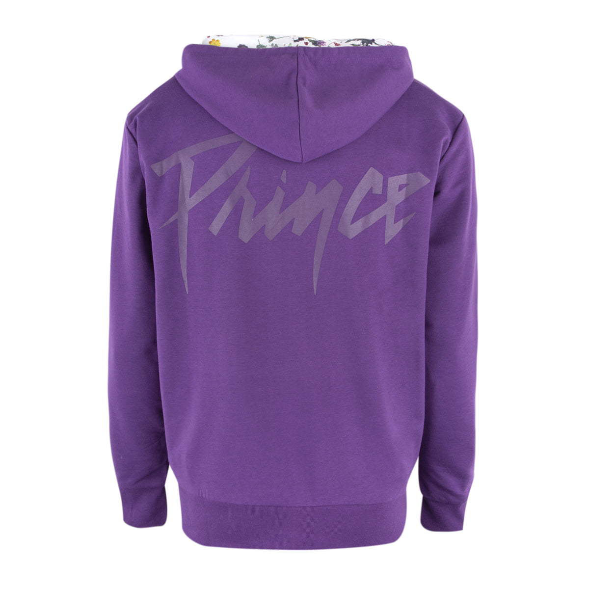 Prince Zip Hoodie with Floral Print Lining