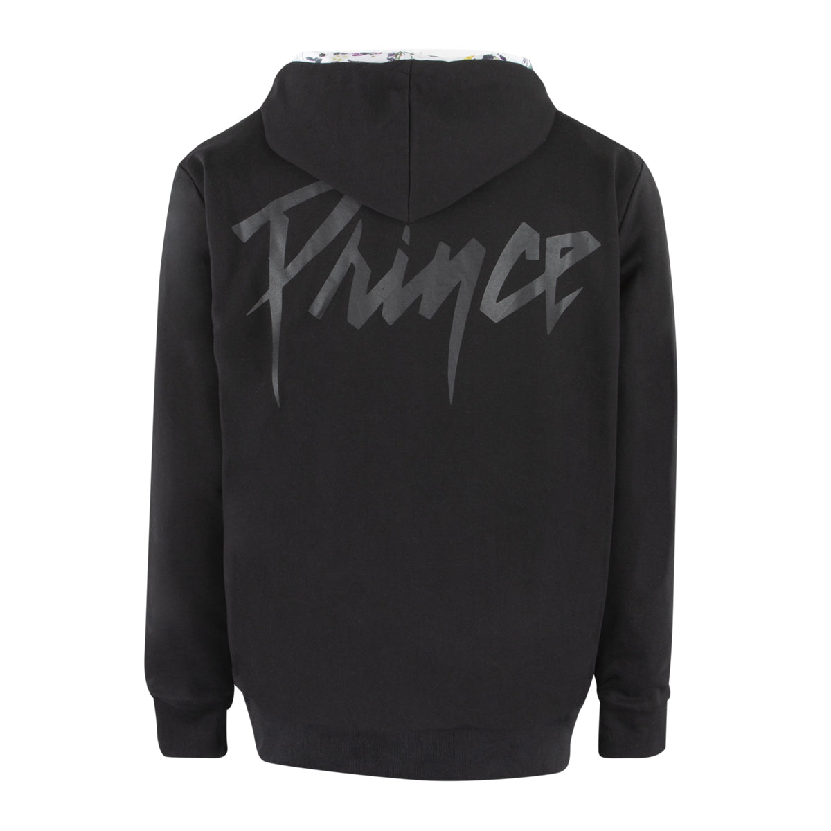 Prince Zip Hoodie with Floral Print Lining