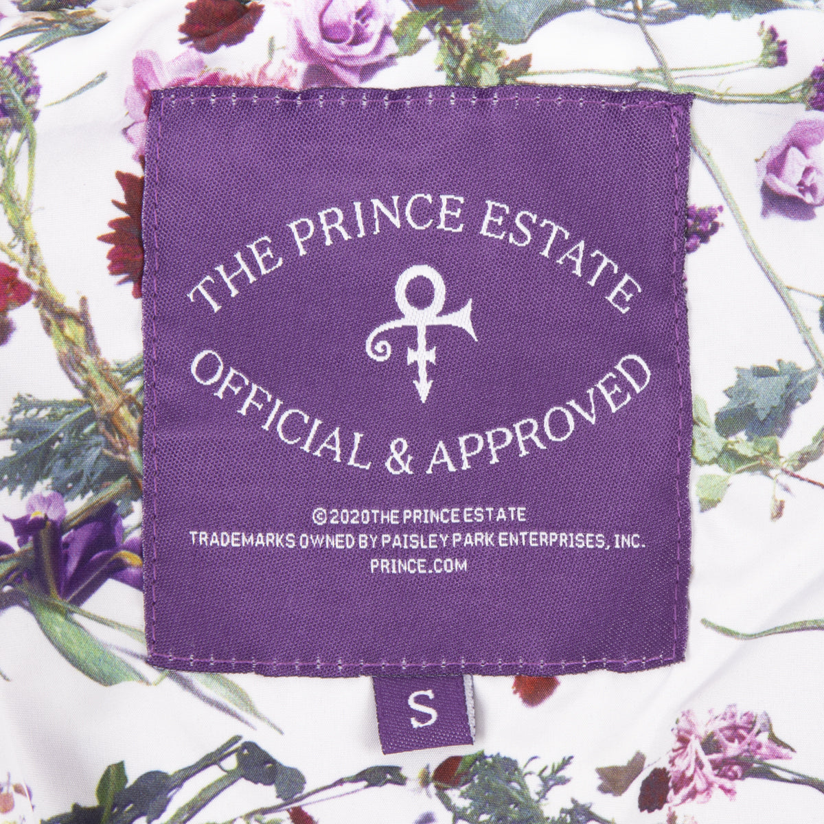 Prince Zip Hoodie with Floral Print Lining