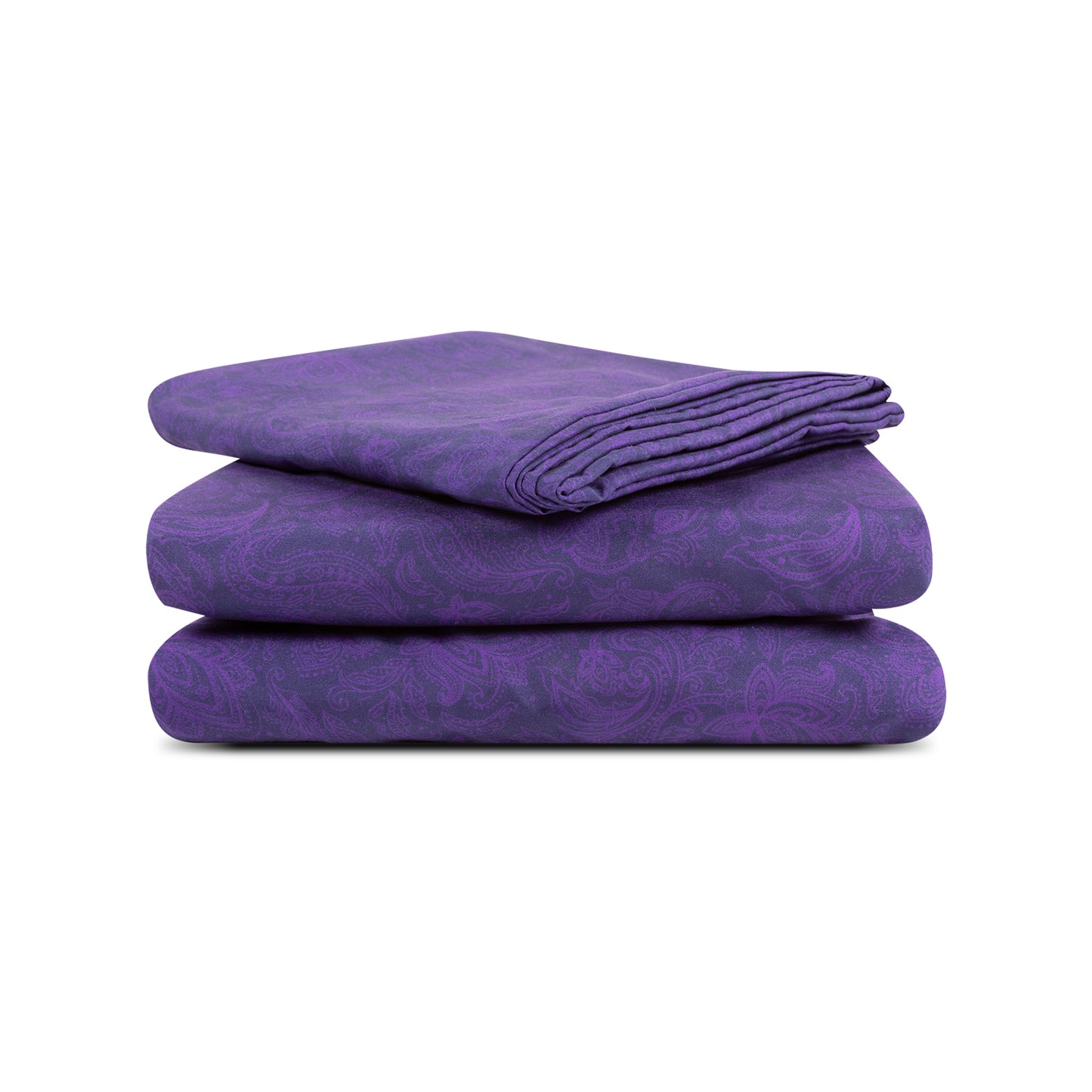 Purple Paisley Sheet Set