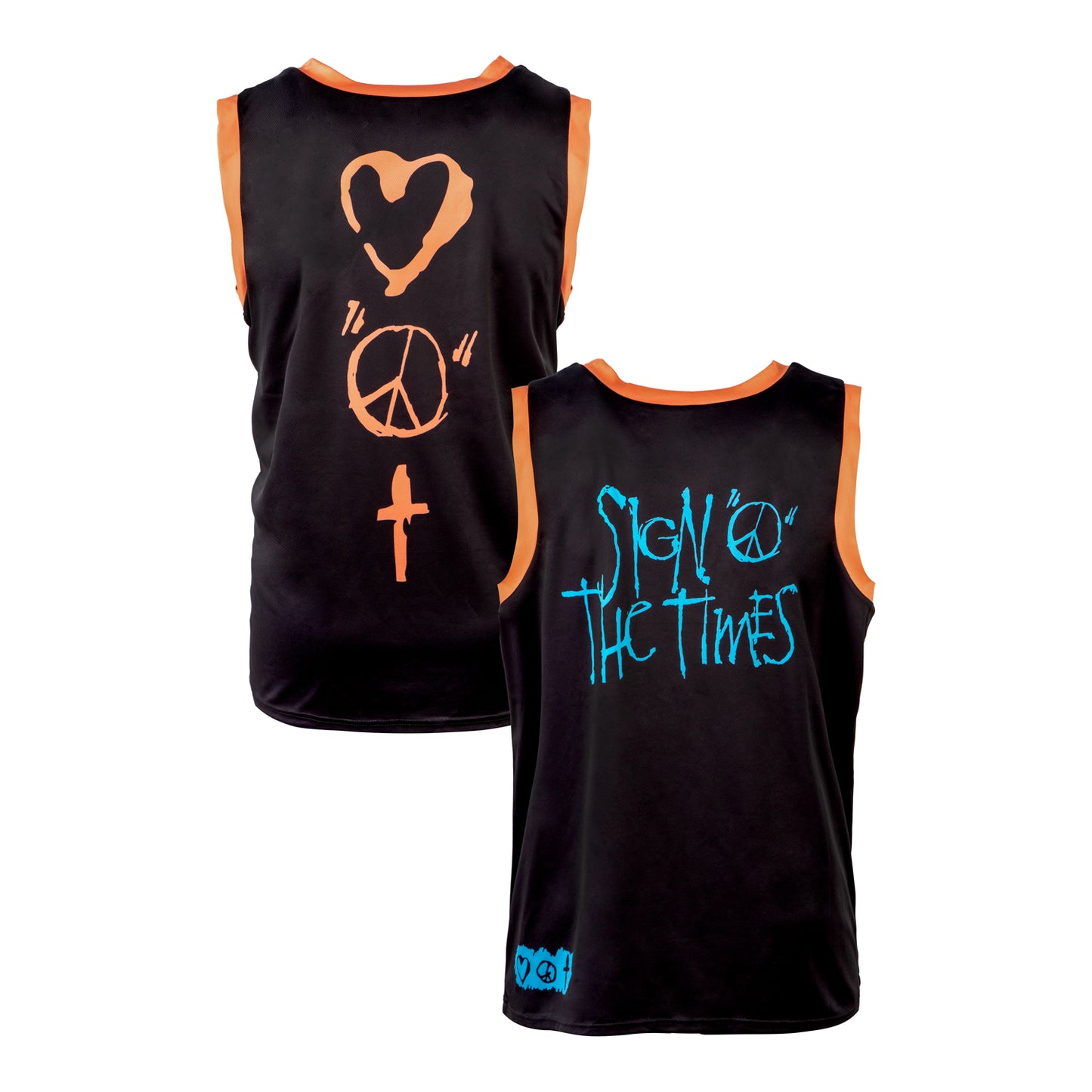 Sign O' The Times Reversible Basketball Jersey (Small)