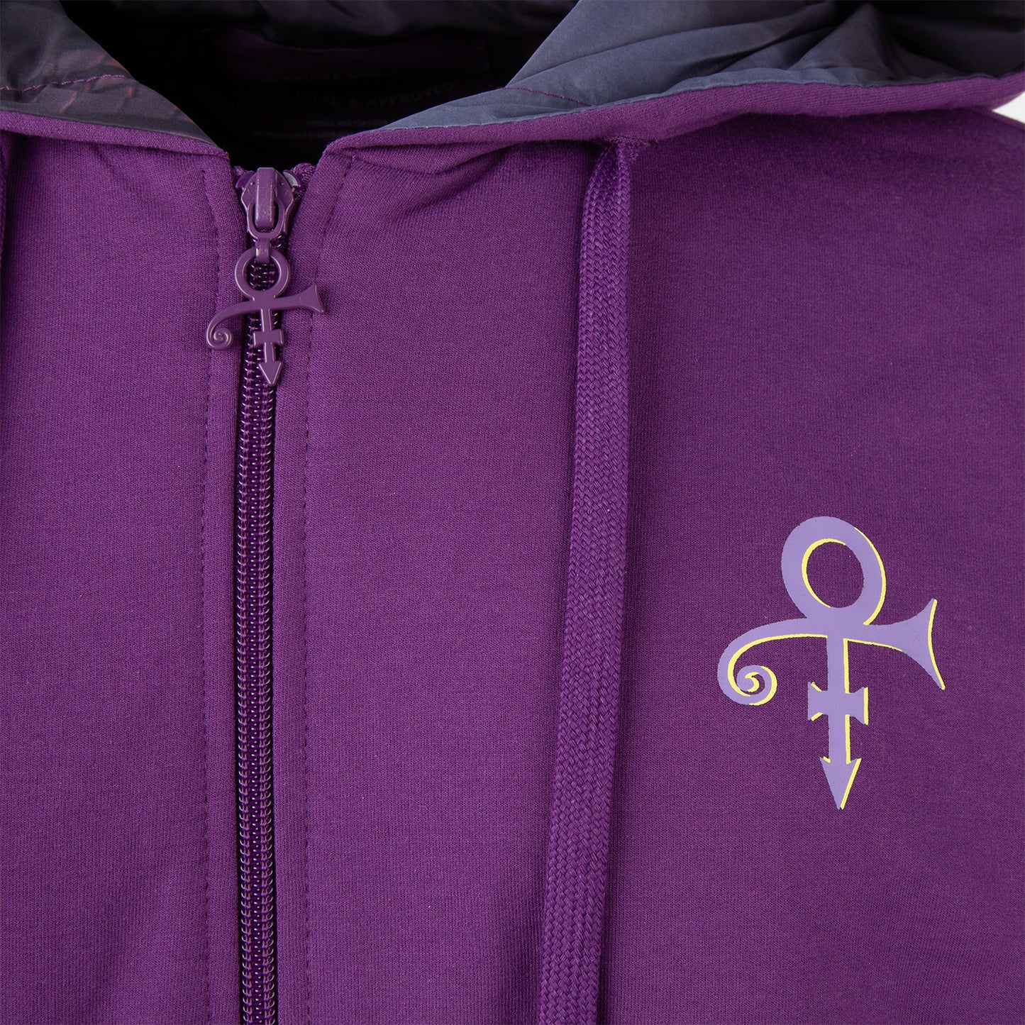 Purple Rain Cover Lined Zip Hoodie
