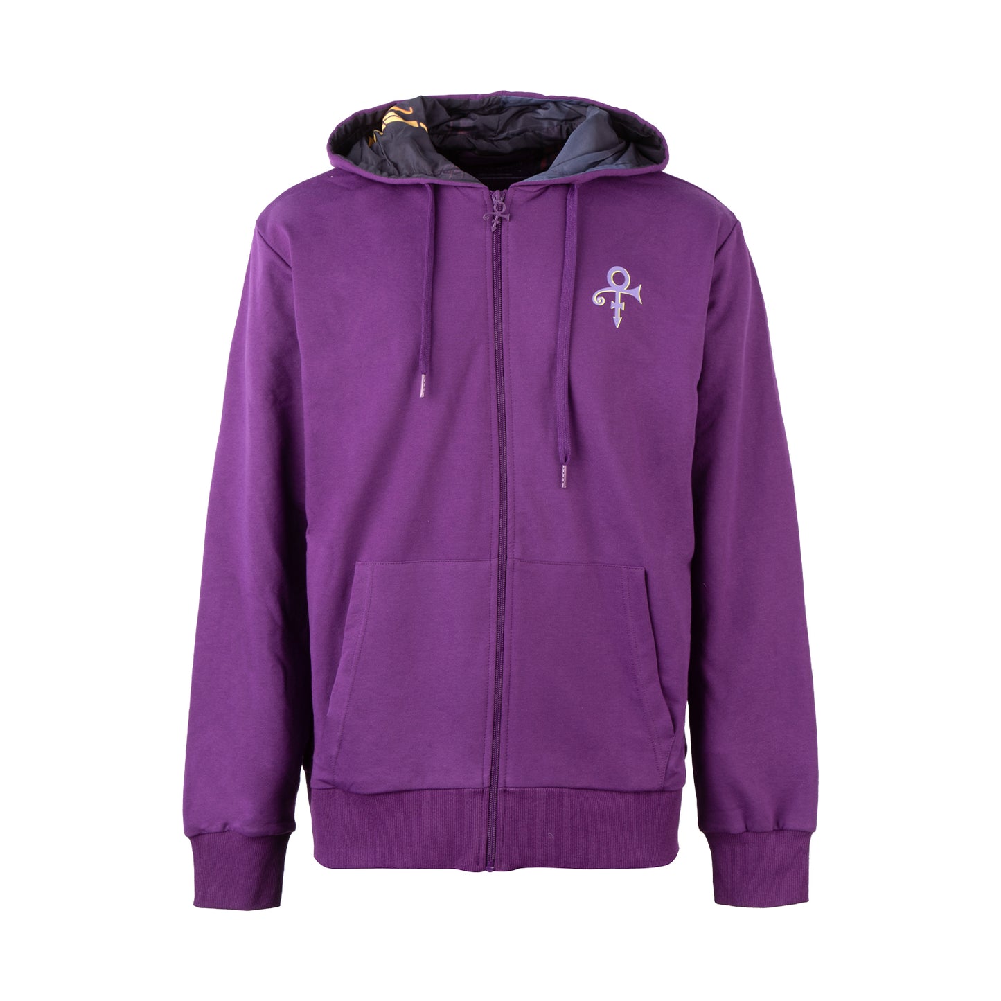 Purple Rain Cover Lined Zip Hoodie