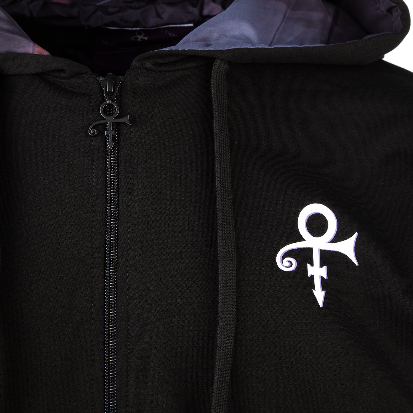 Purple Rain Cover Lined Zip Hoodie