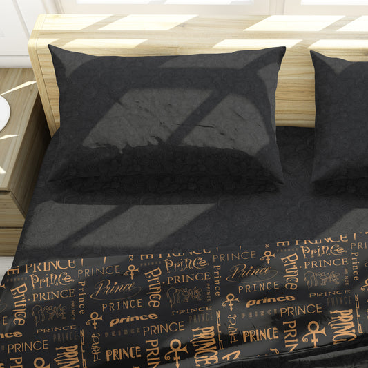 Black Paisley Sheet Set