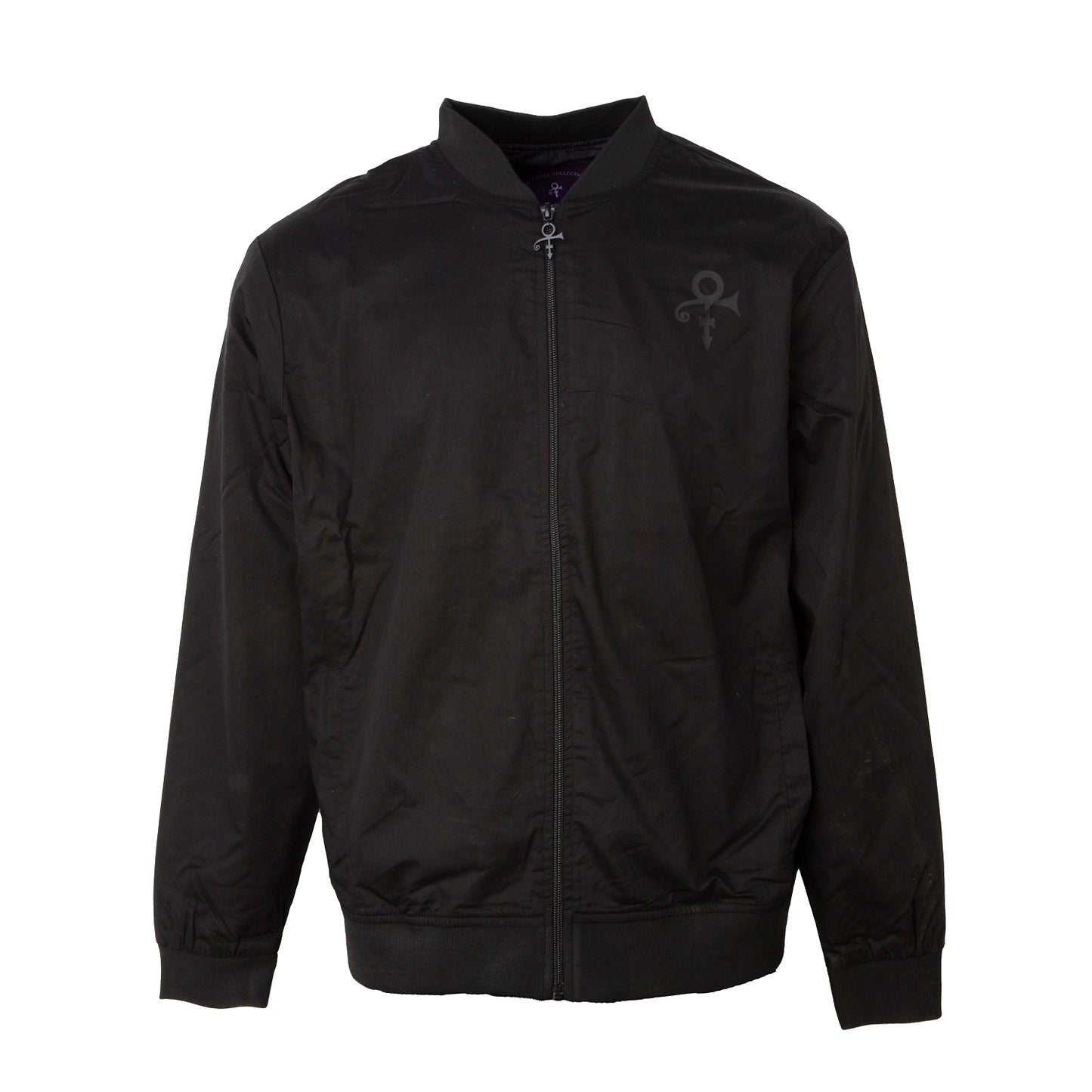 Black Paisley Lined Bomber Jacket