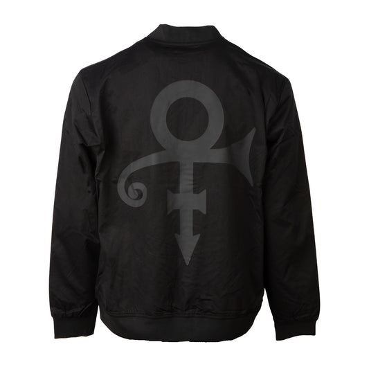 Black Paisley Lined Bomber Jacket