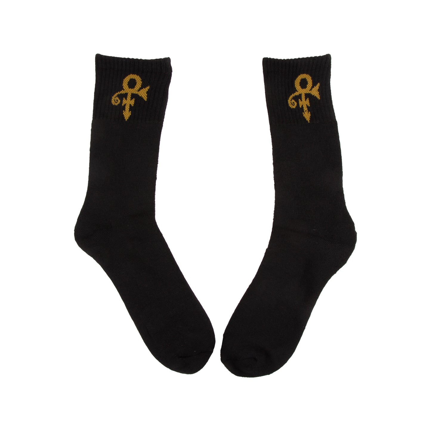 Prince Symbol Socks (Black/Gold)