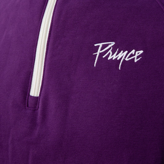 Purple Quarter Zip Sweatshirt