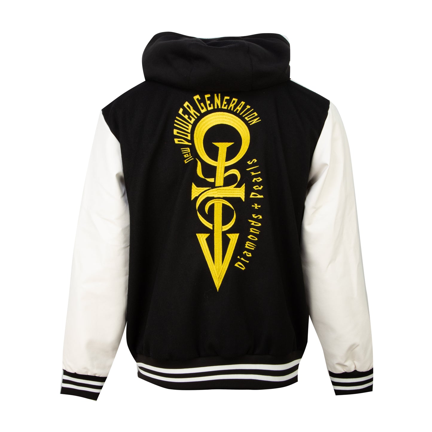 Diamonds And Pearls Hooded Collegiate Jacket