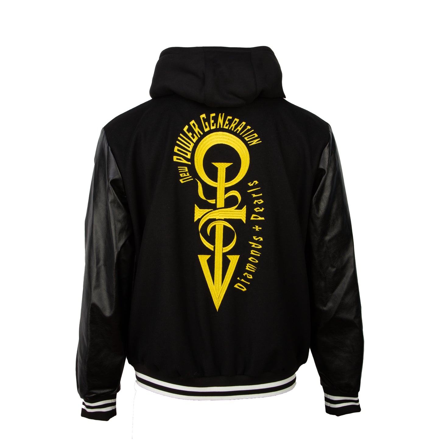 Diamonds And Pearls Hooded Collegiate Jacket
