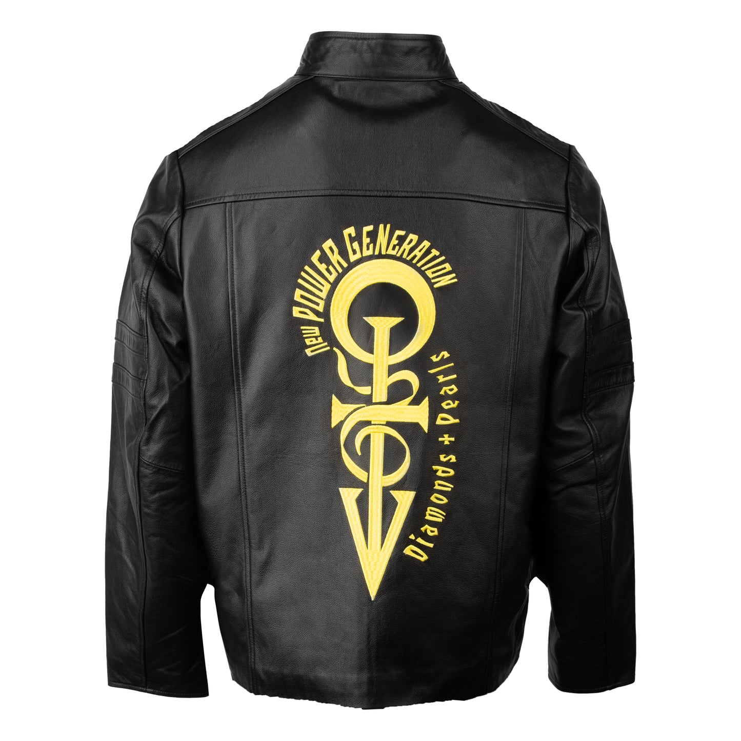 Diamonds And Pearls Lined All Season Leather Jacket