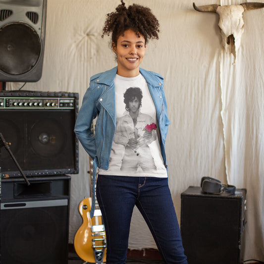 Purple Rain Flower Women's T-shirt