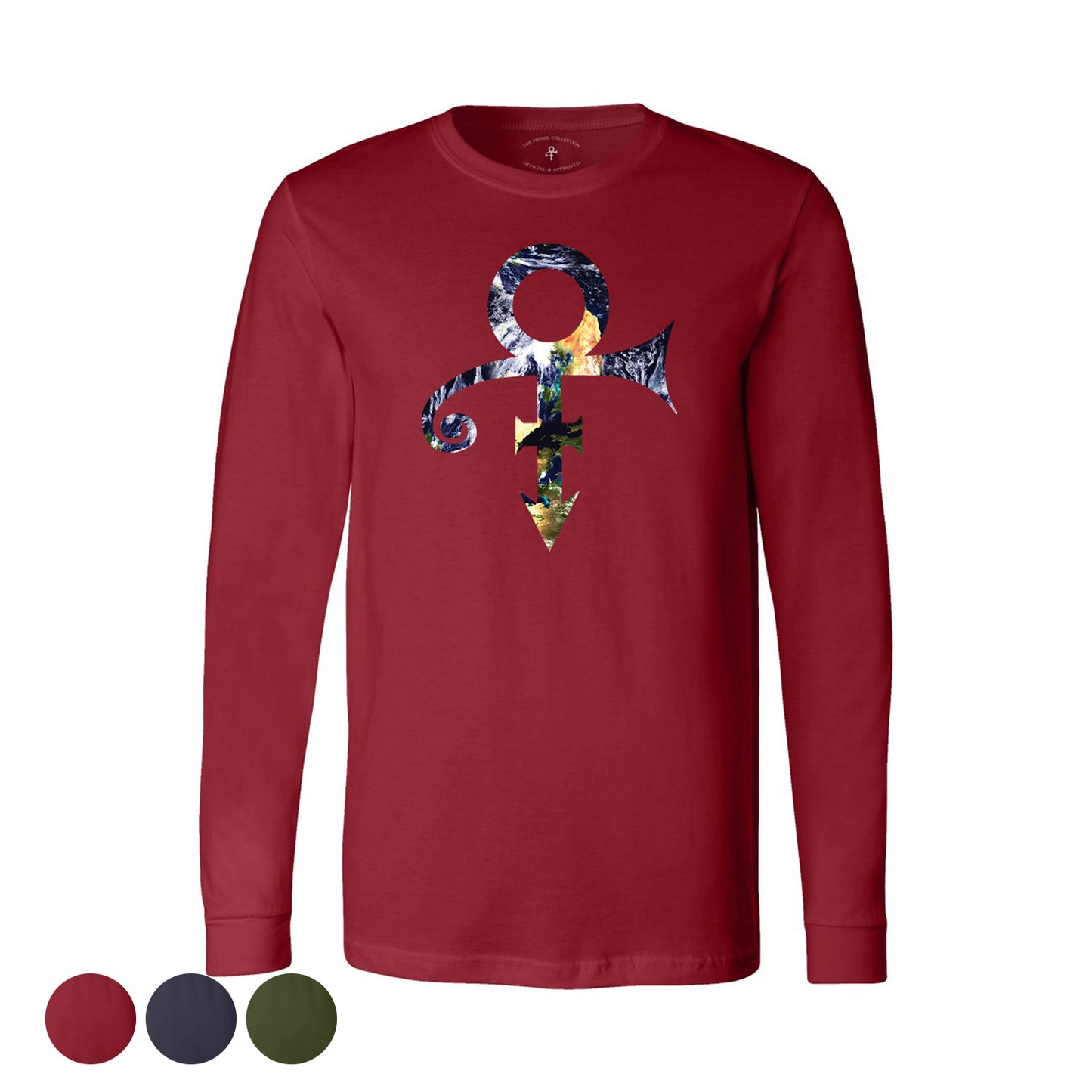 Planet Earth Symbol Long Sleeve T-Shirt