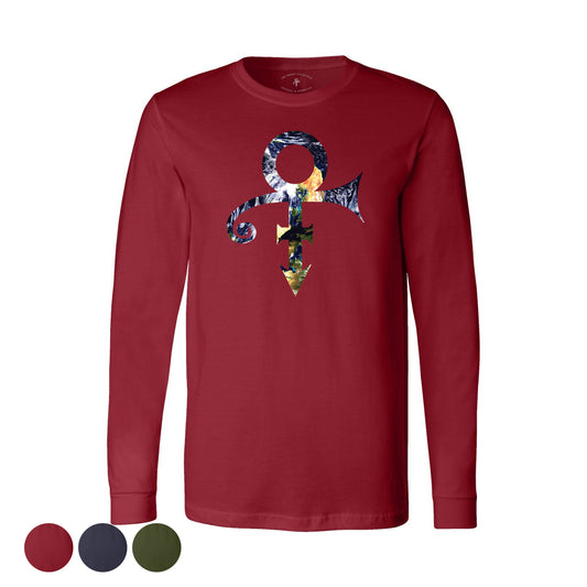 Planet Earth Symbol Long Sleeve T-Shirt