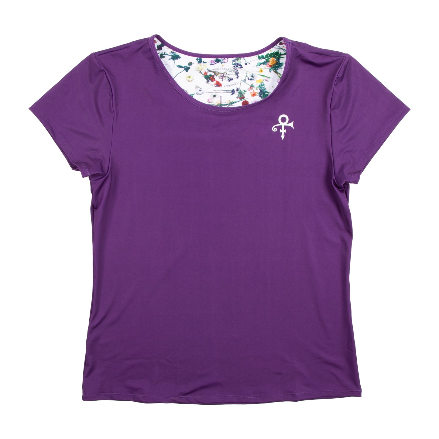 Purple Women's Active Short Sleeve Tee