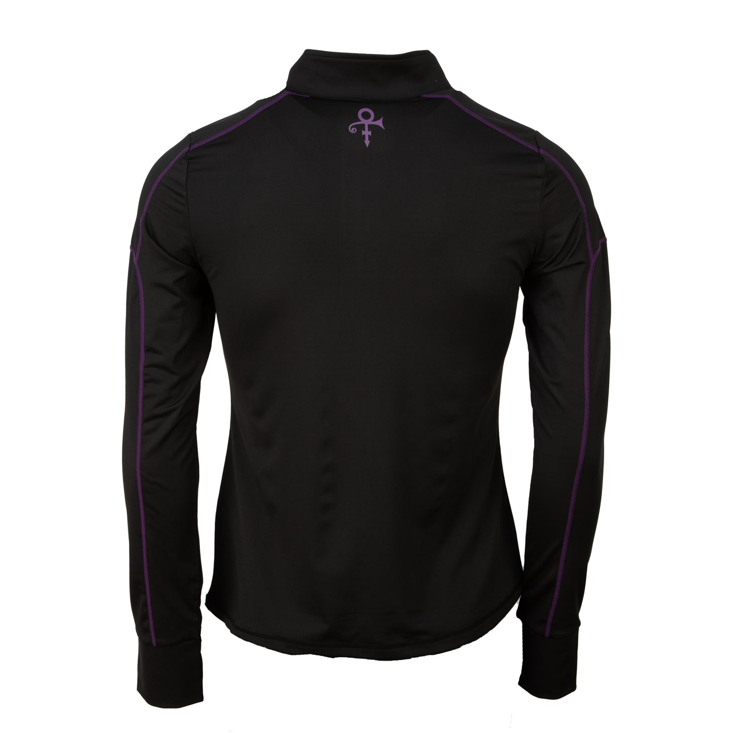 Black Women's Active Quarter Zip Long Sleeve Run Top