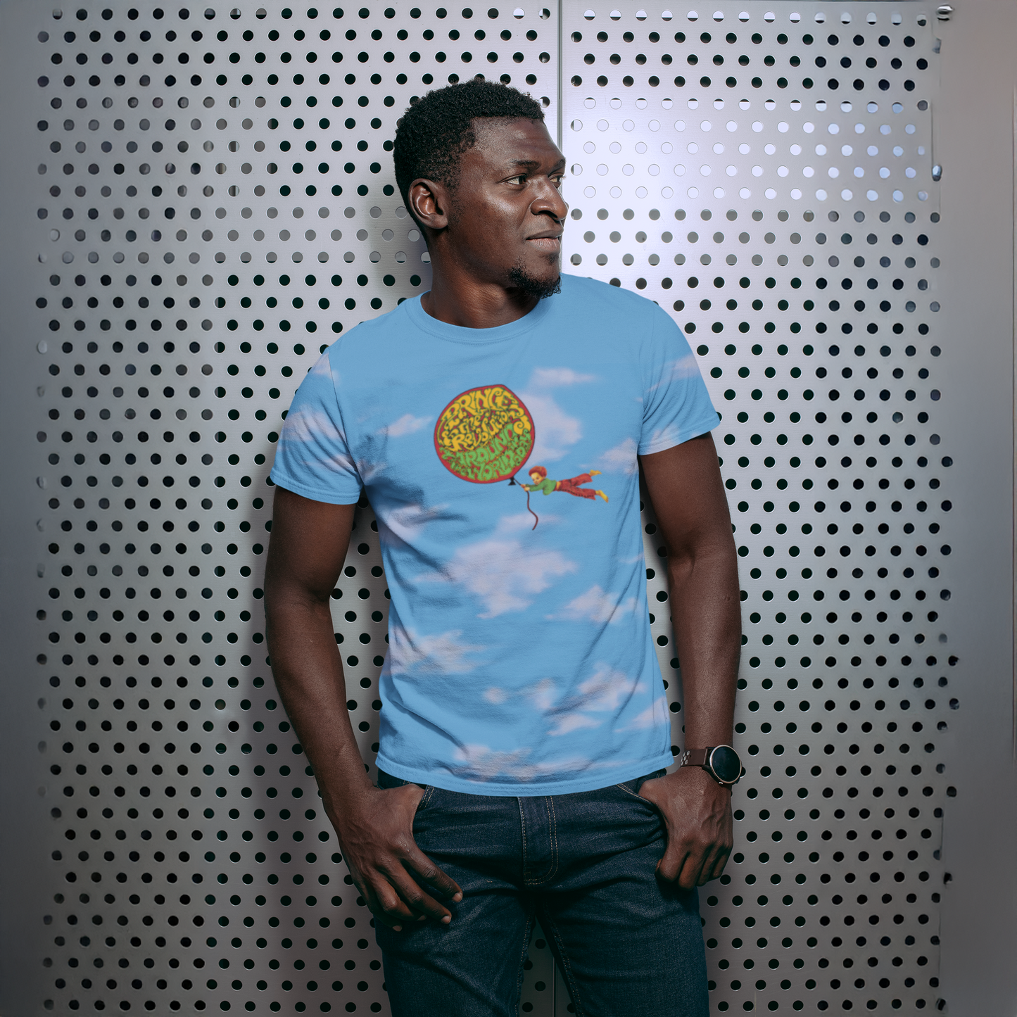Around The World In A Day Balloon Boy T-Shirt Cloud