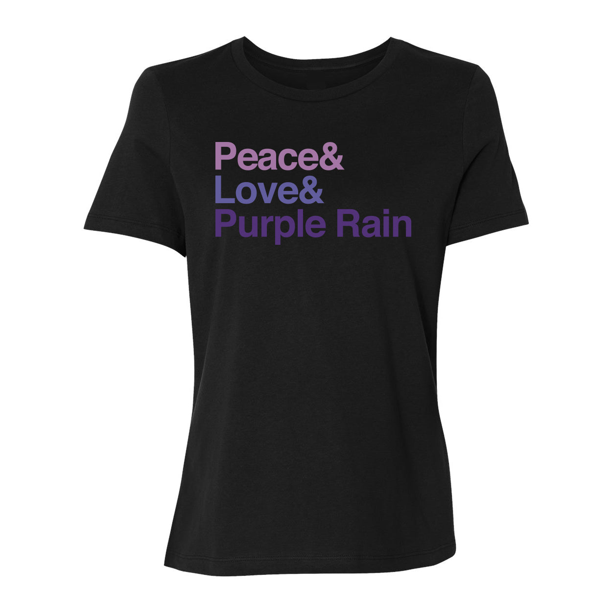 Peace Love Purple Rain Women's Relaxed Tee