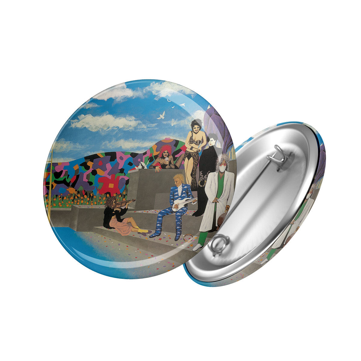 Around the World in a Day Button Set