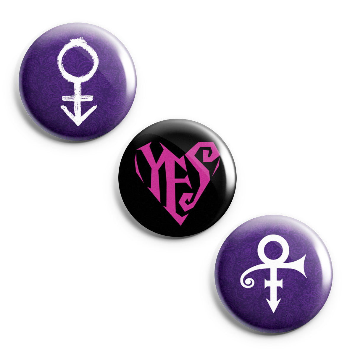 Prince Symbol Button Set