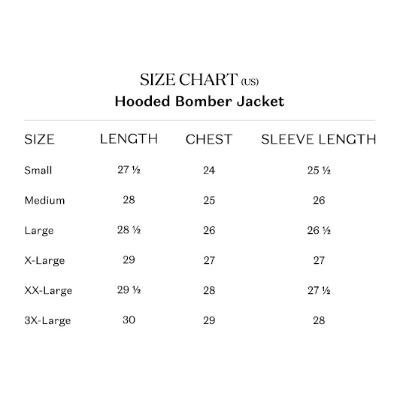 Prince Logo Pattern Lined Hooded Bomber Jacket