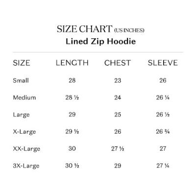 1999 Lined Zip Hoodie