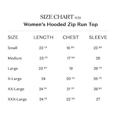 Floral Women's Active Hooded Full Zip Long Sleeve Run Top