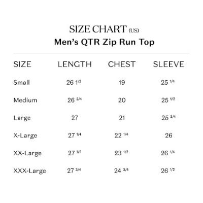 Black Men's Active Quarter Zip Long Sleeve Run Top