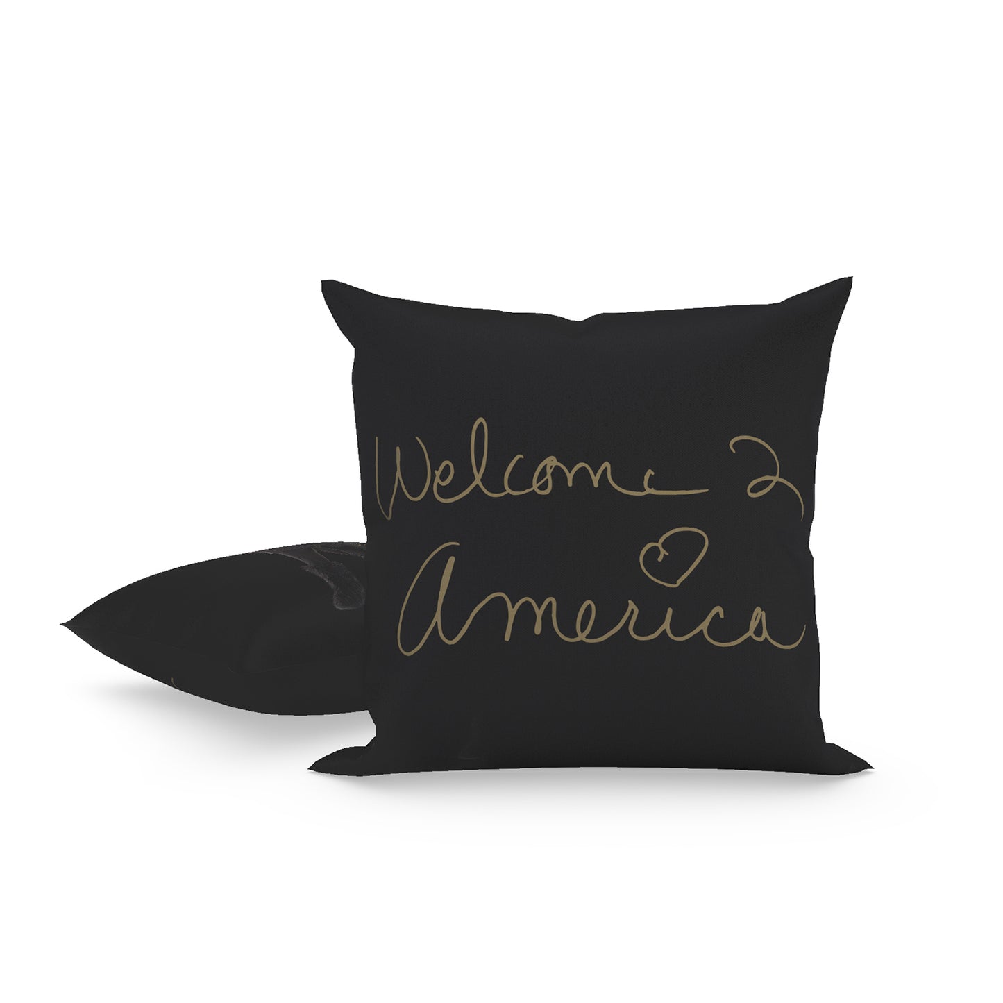 Welcome 2 America Heart Pillow