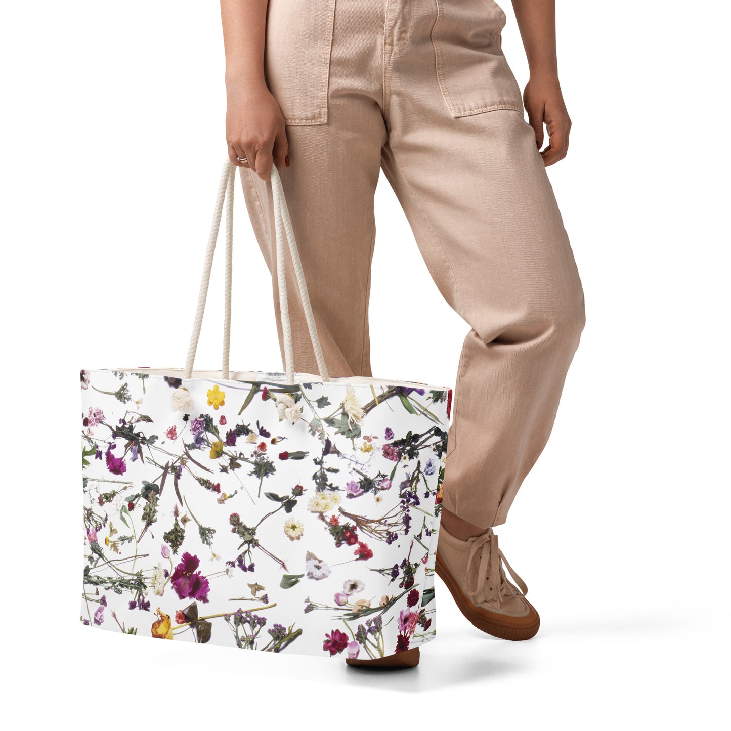 Floral Print Weekender Bag