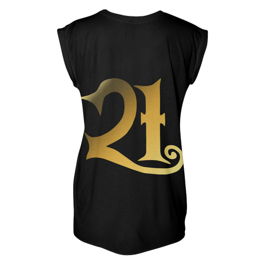 3121 Gold Foil Women's Flowy Tank Top