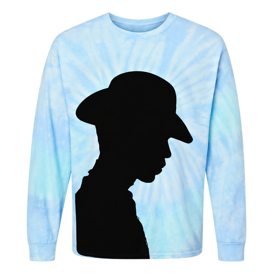 3121 Silhouette Tie-Dye Long Sleeve T-Shirt