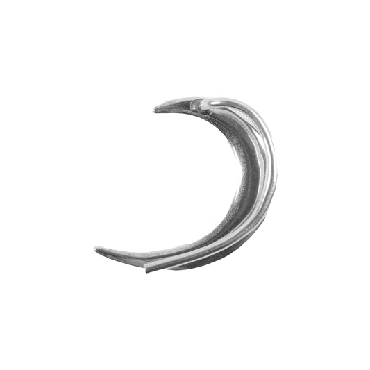 Crescent Ear Cuff - Silver