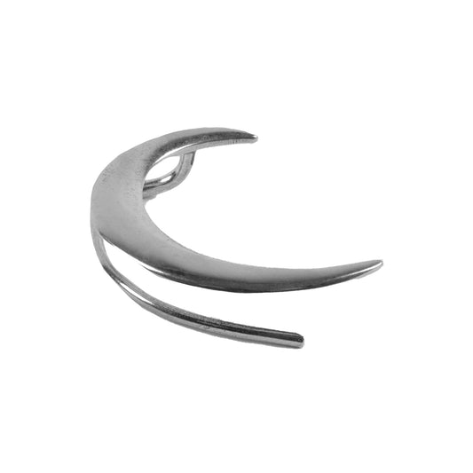 Crescent Ear Cuff - Silver