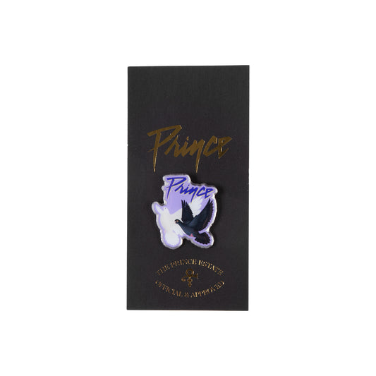 Purple Rain Doves Pin