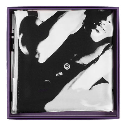 Parade / Prince Symbol Black & White 100% Silk Collectible Scarf