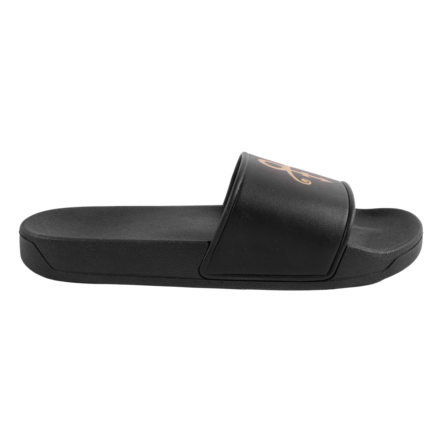 Prince Symbol Slides (Black/Gold)