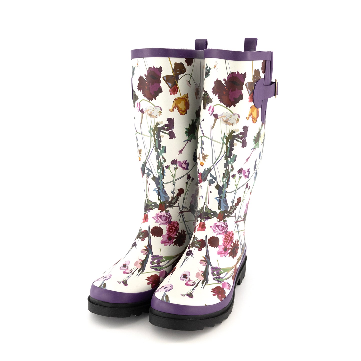 Floral Rain Boots