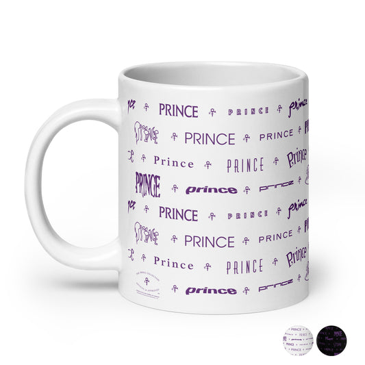 Prince Logo Pattern Mugs