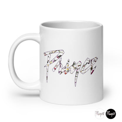 Prince Floral Logo Mugs