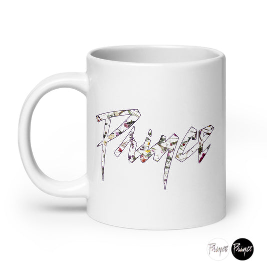 Prince Floral Logo Mugs