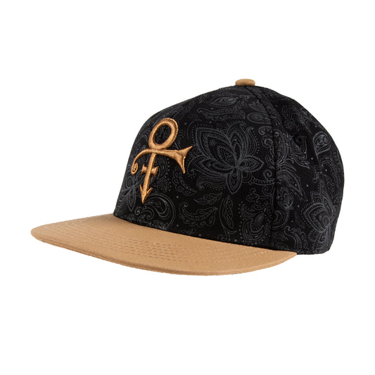 Purple Rain Paisley Hat (Black/Gold)